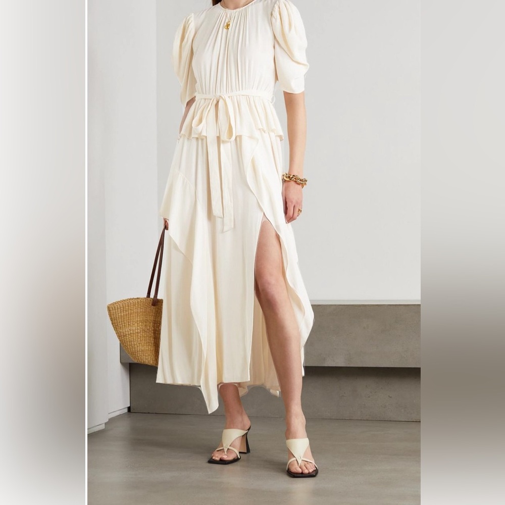 ULLA JOHNSON Lisbet Dream in Cream/Off White, US Size 4